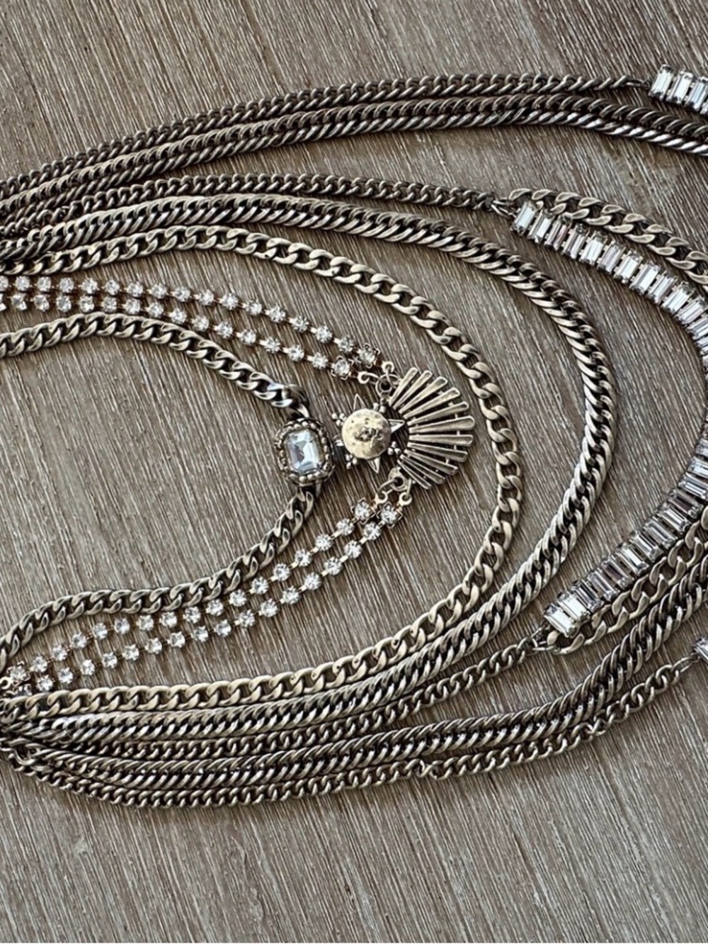 NWOT Free People The Pistols Stacked Choker Necklace